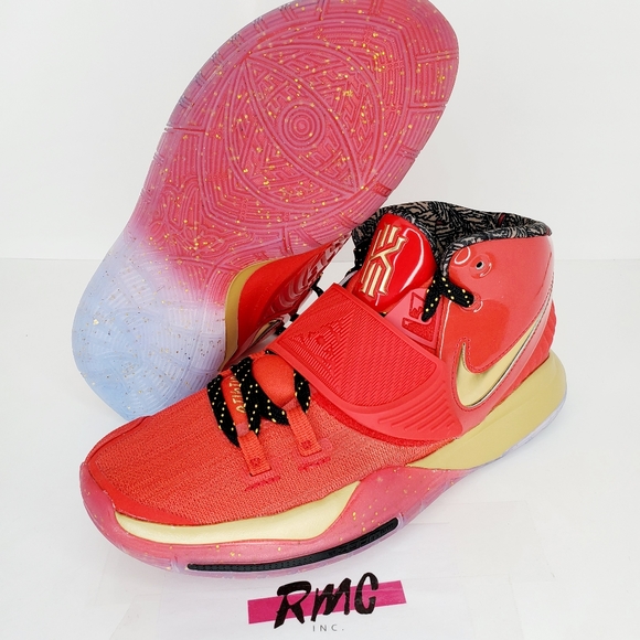 Nike Kyrie 6 All Star Trophies Red Gold CD5026-900 - Picture 7 of 7